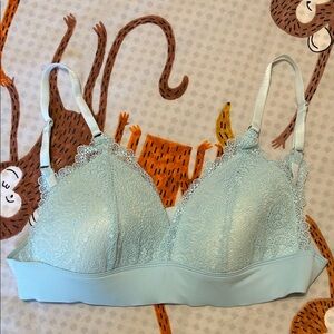 Simons Light Blue Lace Bra